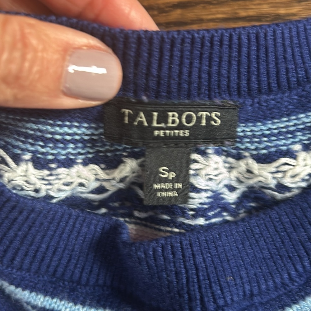 Talbots Fair Isle Sweater🩷❄️ - Picture 4 of 6